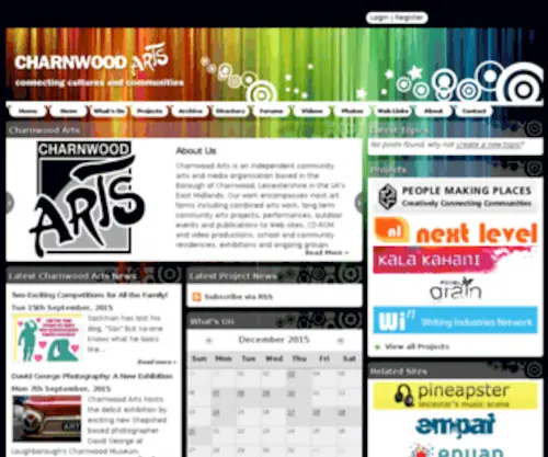 Charnwood-ARTS.org.uk(Charnwood ARTS) Screenshot