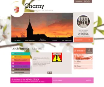 Charny77.fr(Site Officiel De Charny (77)) Screenshot