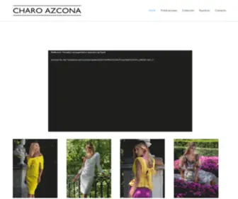 Charoazcona.com(Prendas femeninas y chic) Screenshot