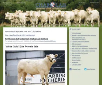 Charolais.co.uk(The British Charolais Cattle Society) Screenshot