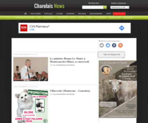 Charollais-News.com(Charolais News) Screenshot