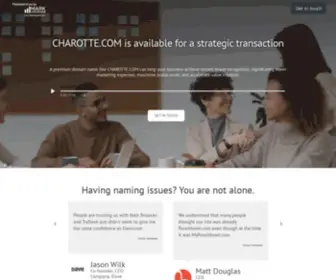 Charotte.com(A unique opportunity to secure for your brand) Screenshot