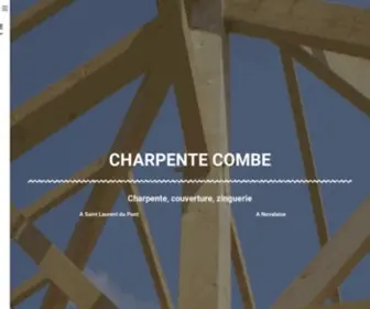 Charpentecombe.fr(Charpente Combre) Screenshot