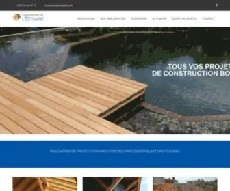 Charpenterie-Estuaire.fr(Couverture et construction ossature bois) Screenshot