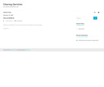 Charsaygh.com(Just another WordPress site) Screenshot