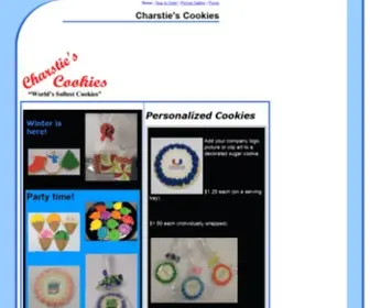 Charstiescookies.com(Worlds Softest Cookies) Screenshot