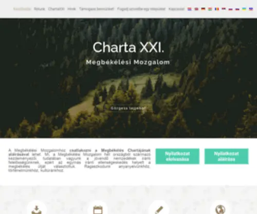 Chartaxxi.eu(Charta XXI) Screenshot