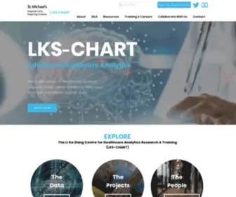 Chartdatascience.ca(Advanced healthcare analytics) Screenshot