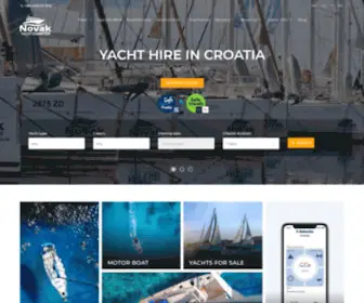 Charter-Novak.com(Yacht charter in Croatia) Screenshot