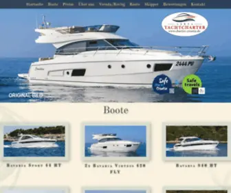 Charter-Rovinj.com(LERTA Yachtcharter) Screenshot