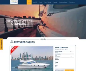 Charterarabia.com(Yacht Rental Dubai) Screenshot