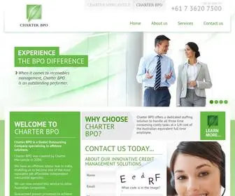 Charterbpo.com(Charter Mercantile) Screenshot