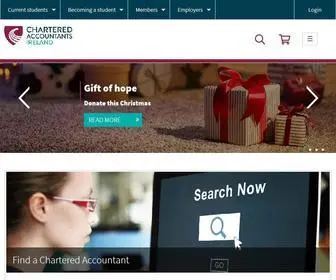 Charteredaccountants.ie(Chartered Accountants Ireland) Screenshot