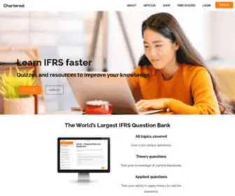 Charterededucation.com(IFRS Quizzes and Notes) Screenshot