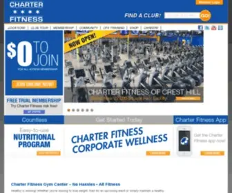 Charterfitness.com(Charter Fitness Gym Center) Screenshot
