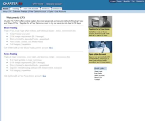 Charterfx.com(Charterfx) Screenshot