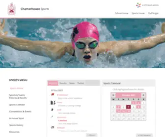 Charterhousesports.org.uk(Sports Home) Screenshot