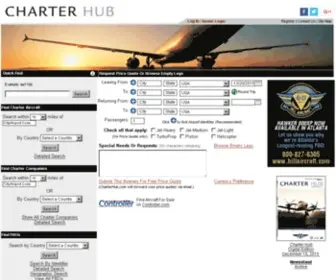 Charterhub.com(Request a charter quote) Screenshot