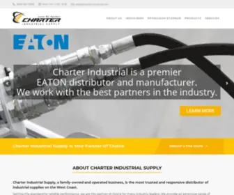 Charterindustrial.com(Charter Industrial Supply) Screenshot