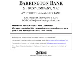 Charternationalbank.com(Charter National Bank) Screenshot