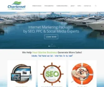 Charternetwebsolutions.com(Web Marketing for Fishing Sailing Diving & Yacht Charters) Screenshot
