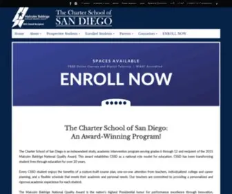 Charterschool-Sandiego.net(The Charter School of San Diego) Screenshot
