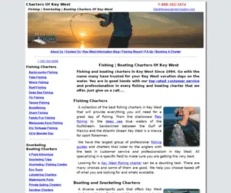 Chartersofkeywest.com(Fishing) Screenshot