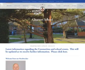 Chartersschool.org.uk(Charters School) Screenshot