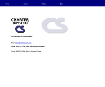 Chartersupply.com(Charter Supply Company) Screenshot