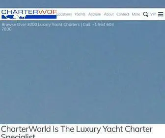 Charterworld.com(All The Boat Charters In One Place: 3000+ Motor Yacht Charters & Sailing Yachts For Hire) Screenshot