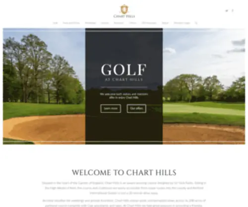 Charthills.co.uk(Chart Hills Golf Club) Screenshot