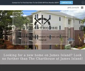 Charthouseapts.com(The Charthouse at James Island) Screenshot