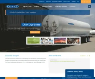 Chartindustries.com(Liquefied Natural Gas & Industrial Gas Systems) Screenshot