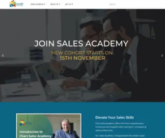 Chartsalesacademy.com(Award-Winning Sales Training & Coaching) Screenshot