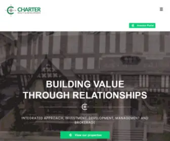 Chartweb.com(Charter Realty & Development Corp) Screenshot