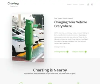 Charzing.com(EV Charging Station Network) Screenshot