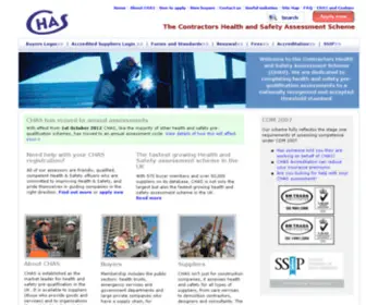 Chas.gov.uk(The Contractors Health and Safety Assessment Scheme) Screenshot
