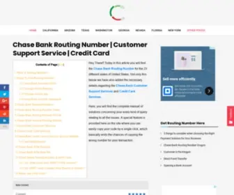 Chasebankroutingnumberz.com(See related links to what you are looking for) Screenshot