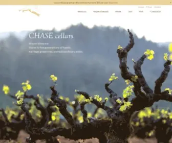 Chasecellars.com(Chase Cellars) Screenshot