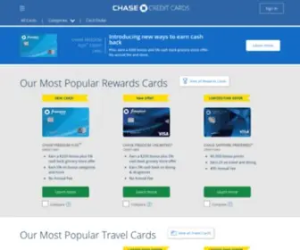 Chasecreditcards.com(Credit Cards) Screenshot