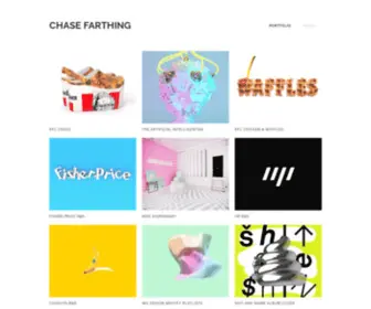 Chasefarthing.com(Portfolio of Chase Farthing) Screenshot