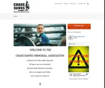 Chasehawks.com(Chase Hawks Memorial Association) Screenshot