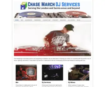 Chasemarch.com(Wedding DJ for Sarnia) Screenshot