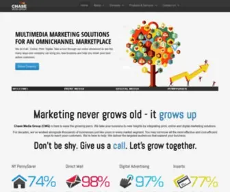 Chasemediagroup.com(CMG offers print and online advertising solutions inc) Screenshot