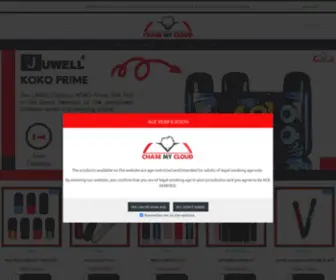 Chasemycloud.com(Online Vape Shop) Screenshot