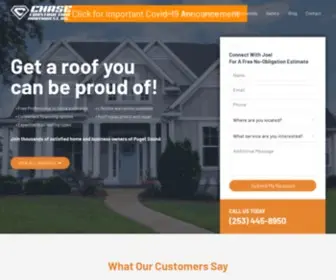 Chasenw.com(Chase Construction North West) Screenshot