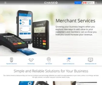 Chasepaymentech.ca(Credit Card Processing) Screenshot