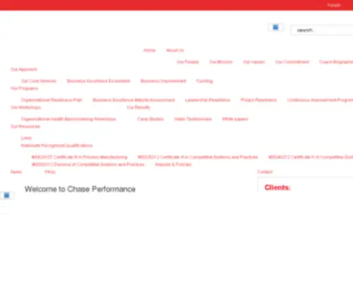Chaseperformance.com(Chaseperformance) Screenshot
