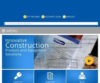 Chasephipps.com(Concrete Construction Supplies & Equipment Rentals) Screenshot