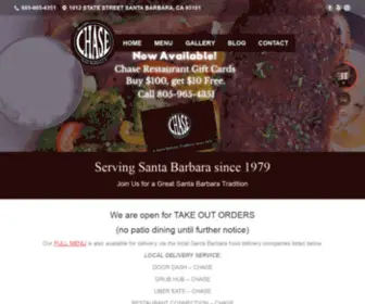 Chaserestaurant.com(Since 1979) Screenshot